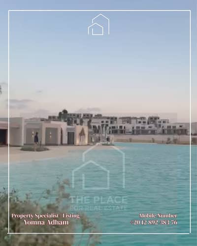 فيلا كورنر للبيع في رأس الحكمة ras el hekma إطلالة مباشرة على البحر | 4 غرف ماستر | موقع مميز north coast
