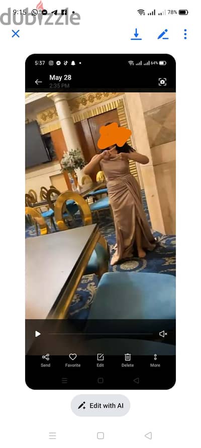 فستان سواريه طويل