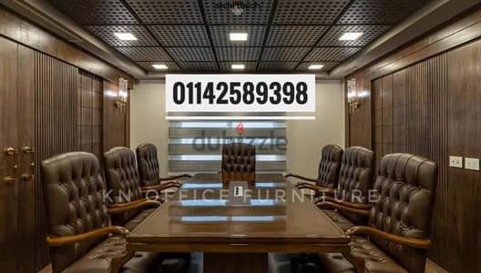 meeting table ترابيزة اجتماعات ٢٤٠*١٢٠ سم خشب mdf اسباني قرصه دابل