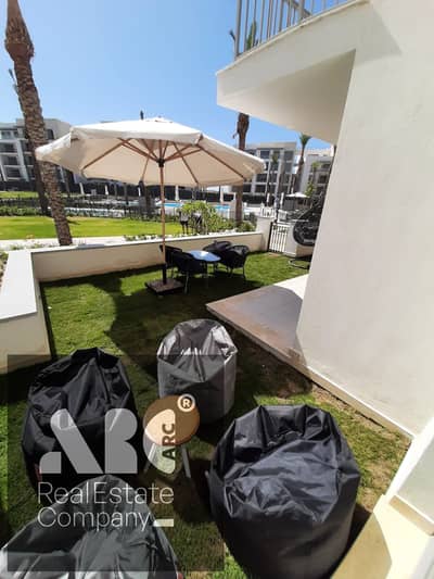 Chalet for rent in Laia   Ground floor with garden   2 bedrooms and 2 bathrooms   Pool view   Area: 110 sqm