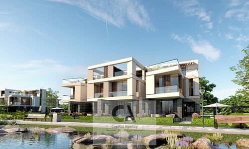Penthouse in the heart of New Cairo's Fifth Settlement in The Brooks compound with a 40% cash discount - delivery within two years