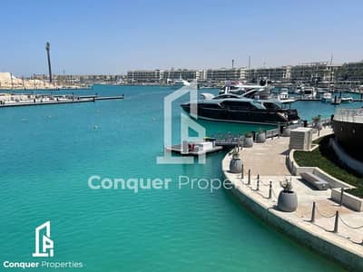 شاليه ارضي للبيع  في مارينا 1 مراسي  فيو بحر