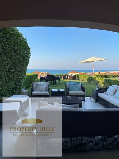 Villa for sale first row full sea view 180 meters 3 bedrooms fully finished in Telal Ain Sokhna Suez Road.