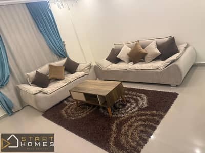 For those who appreciate distinction, a furnished apartment is available for rent in Al Rehab, just steps away from the Eastern Market, the Martyr Pil