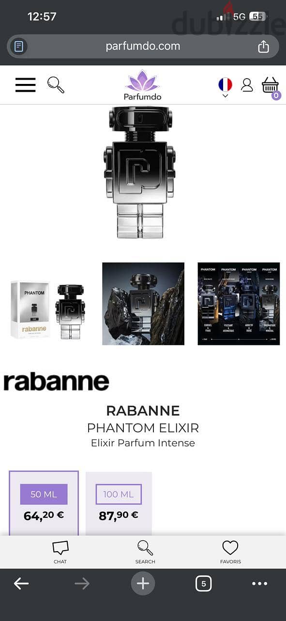 rabanne phantom elixir parfum intense 2