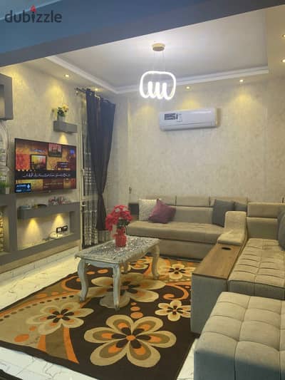 Furnished apartment for rent in Sheikh Zayed - District 12, ElMostaqbal