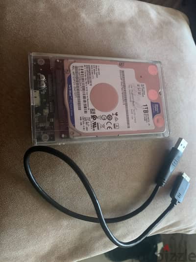 * هارد WD Blue 1TB مع علبة خارجية USB