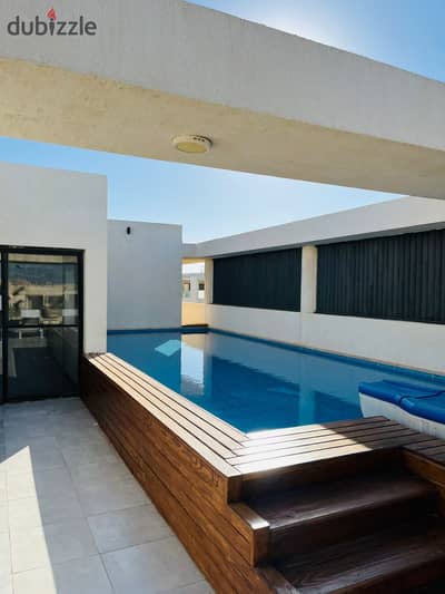 Fully Furnished Penthouse for Rent with Private Pool at Lake View Residence