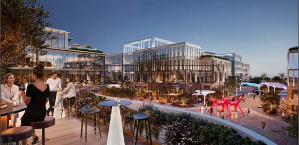 Signature Office 210 sqm 64 sqm Roof for Sale at Junction Connected to Mall of Egypt 8 Years Installments