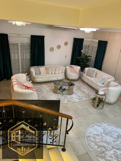 Furnished villa in Al Rehab, first occupancy, model G