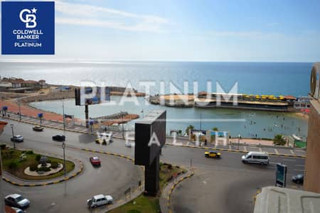  فرصة نادرة في سابا باشا. . . 165م بفيو بحر مباشر على طريق الجيش
