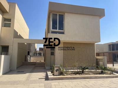 Villa for immediate delivery in the first phase next to the club less than the company's price 9 million -Type M- area 265 meters +garden in Badiyah Palm Hills Sixth of October New