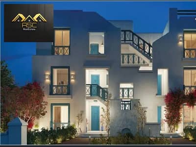 Penthouse Chalet for Sale in Mountain View Ras El Hikma - North Coast - view swimming pool & Close to the lagoon -  Building: 92m + Roof: 67m  2 rooms