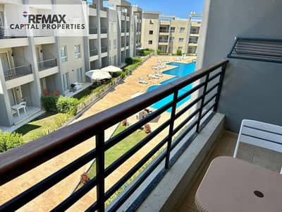 In the furnishings and air conditioning, a hotel chalet by the sea 128 m 2 second floor, garage and elevator, "Extension Stella Sidi Abdel Rahman"