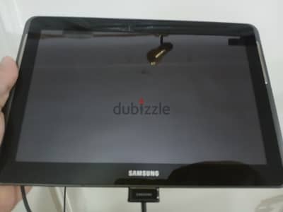 تابلت سامسونج p5100 سيلفر بدون اى خدوش 12بوصه خط وميمورى عايز بطاريه
