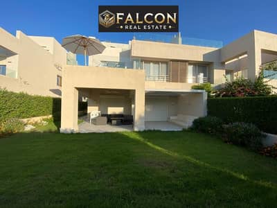 For sale: 130m VIP chalet with a 20% discount + 6-year installments (finished with air conditioning) in Hacienda North Coast.