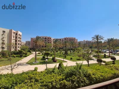 شقة للإيجار فيو وايد جاردن جاهزة للسكن بالتكييفات دور متكرر 3 غرف 155 متر في الرحاب 1 - المرحلة الخامسة - القاهرة الجديدة Al Rehab 1 - Phase 5