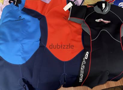 3 بدل غطس Wetsuit أصلية 1.5mm - TRIBORD & AROPEC