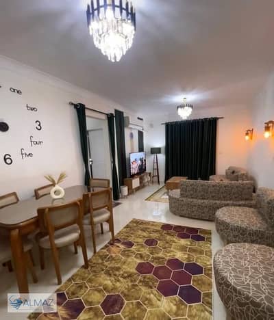 شقه مفروشه للايجار في كمبوند جاردينيا سيتي زون 7 في مدينه نصر بالقرب من المحاور الرئيسية