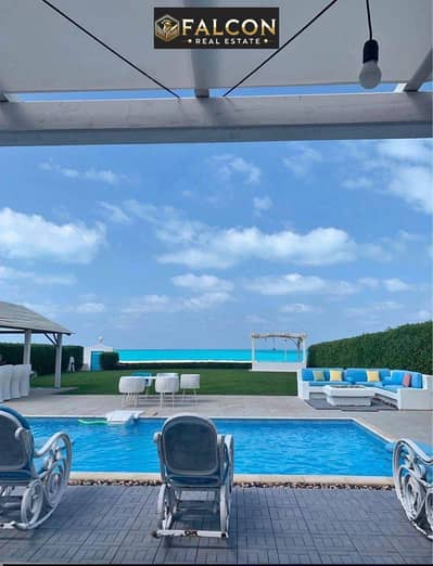 Villa for Sale with Open Sea View & VIP Finishing full privacy Azha North Coast, next to Ramla, Naia Bay, Modon, and Ras El Hekma.