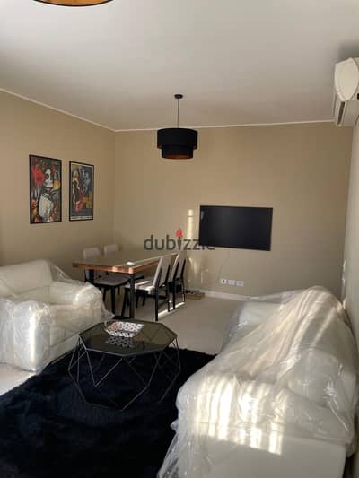 Furnished apartment for rent with modern furnishings in Villette Residence compound in the heart of Fifth Settlement close to Golden Square and Eastwn