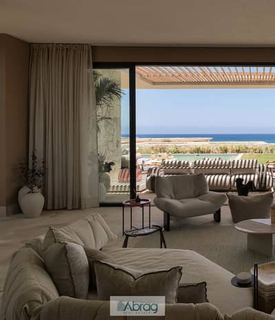 Villa for sale in Ramla Al Sahel resort, fully finished, with a 5% down payment, direct lagoon view and sea view. Villa for sale in Ramla Al Sahel resort, fully finished, with a 5% down payment, direct lagoon view and sea view.
