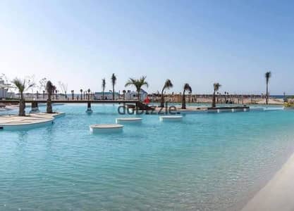 شالية للبيع متشطب بالكامل بفيو مميزعلي البحر في هاسيندا حنيش سيدي حنيش بالساحل الشمالي