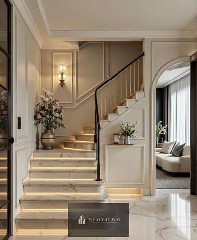 700,000 down payment 2 floors+ Roof corner luxury villa for sale in Fifth Settlement hyde park compound next to mivida and creek town new cairo