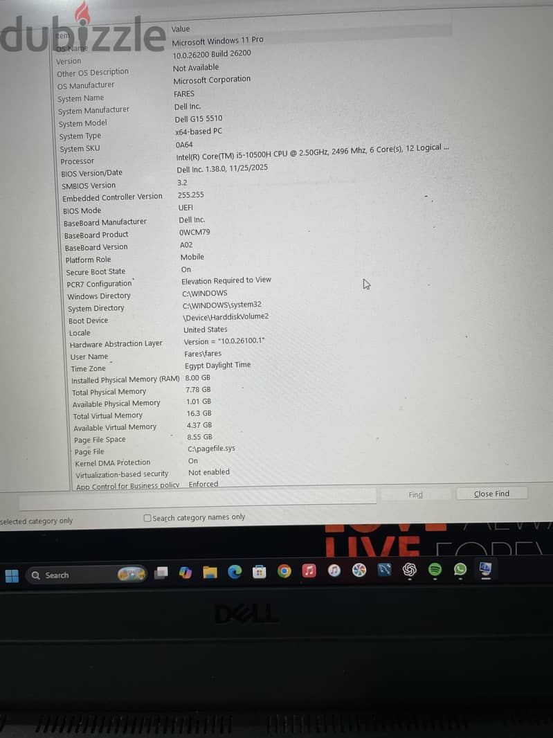 Dell   G15 5510 6