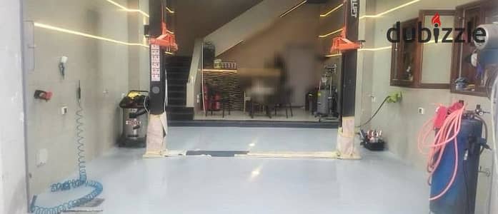 للبيع محل مركز صيانه سيارات بمدينتى