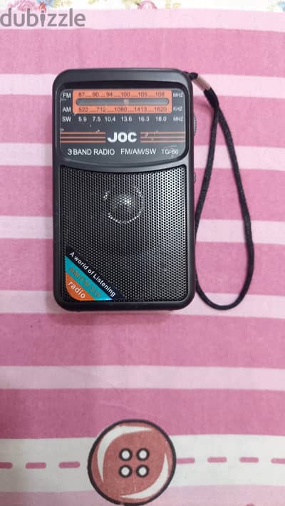 راديو جيب صغير ماركةJOC كسر الزيرو صوت وجودة عالية للتواصل/01115904466