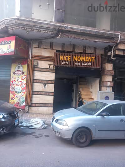 محل للايجار بشارع مسجد سيدي بشر