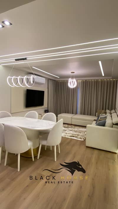 Furnished hotel apartments for rent in Al Rehab, featuring modern furniture in the finest residential units in Al Rehab.