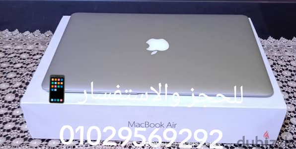 Mac book air 2015 بالكرتونه والشاحن الاصلي