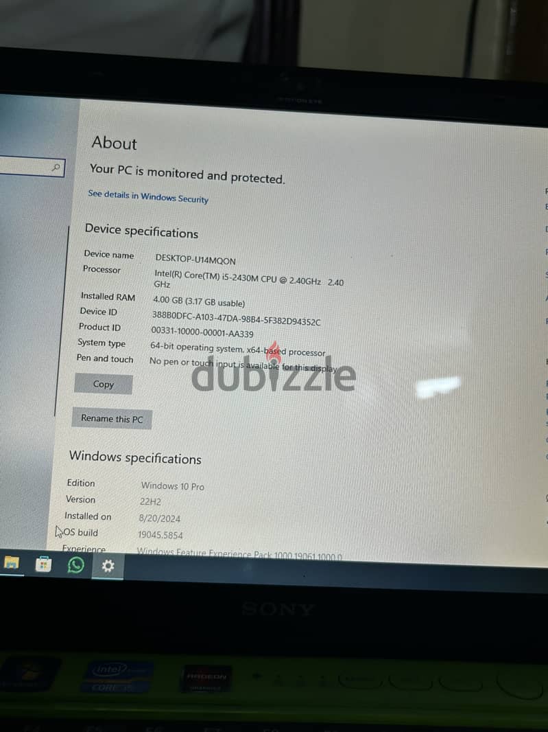 Laptop sony 3