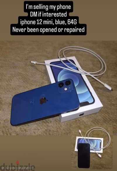 Apple - iPhone 12 mini, blue