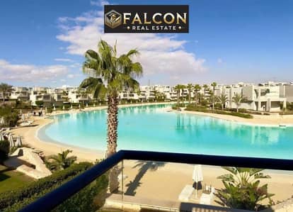 panoramic lagoon view fully finished chalet for sale in 12yr installment in marina near to hacienda bay and marassi and alamin city and latin