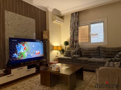 205 sqm first-floor apartment near Al Ahly Club & City Stars. Includes kitchen, ACs, water heaters & dressing room. Asking price: EGP 6.9M. Move-in ready.