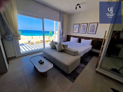 With a 10% down payment, view a first-row chalet on the lagoon and minutes from the sea, fully finished in modern style in Marsa Baghosh.