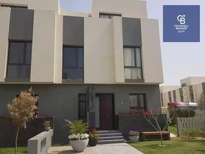 استلام فوري تاون هاوس ريسيل فيو لاند سكيب بموقع مميز في كمبوند البروج بجوار المركز الطبي العالمي | اقل من سعر الشركة