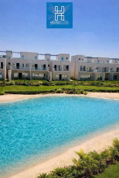 شاليه بروف استلام فوري متشطب بالكامل دايركت علي اللاجون للبيع في نايا باي راس الحكمه Naia Bay