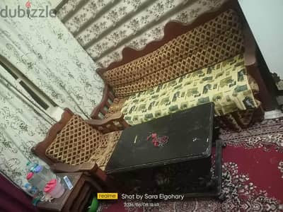 كنبه سرير و 3 كراسي