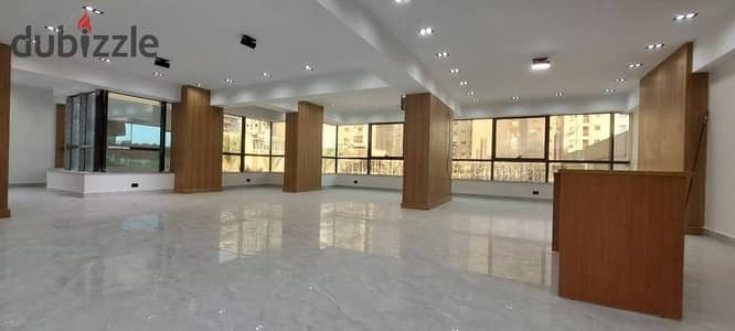 مقر إداري متفرد 320م بانوراما مكيف للإيجار في لوكيشن متميز ب زهراء المعادي