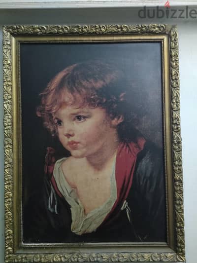A Blond Haired boy with an open shirt painting by Jean-Baptiste