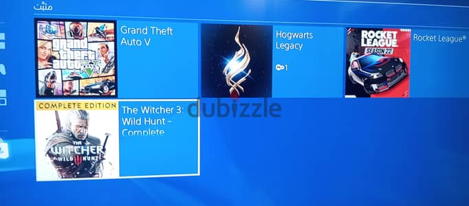 لعبه gta5 و the Witcher 3 و hogwarts legacy  full account