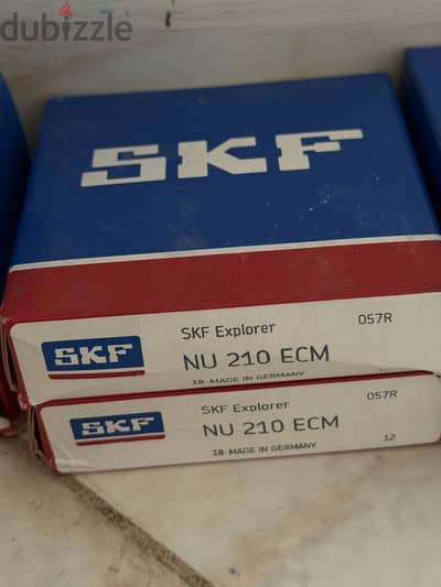 Cylindrical Roller Bearing • Model: SKF NU 210 ECM