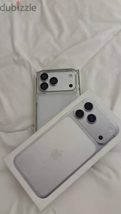 iphone 17 pro max silver as new