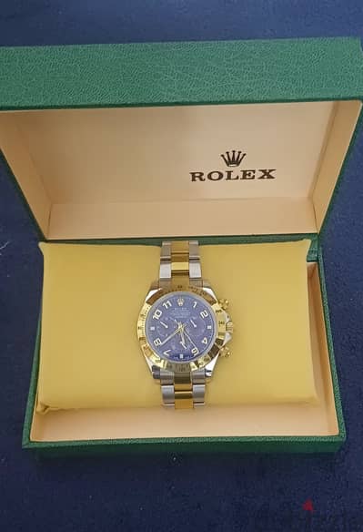 Rolex Daytona blue dial - هاي كوبي - استخدام خفيف جدا