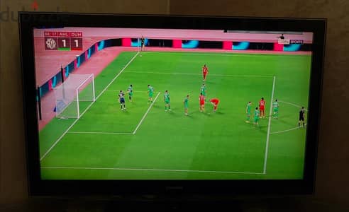تلفزيون Samsung TV 46"  بالكرتونة، شبه جديد — استخدام دقائق معدودة