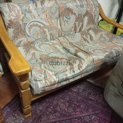 طقم انتريه خشب زان عموله